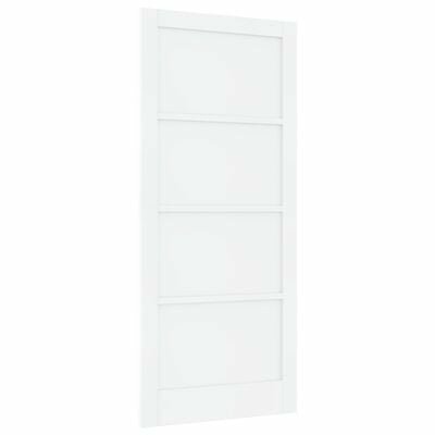 Binnendeur &apos;ORKDAL&apos;Wit 93x211x4 cm Massief Houten Grenen 2
