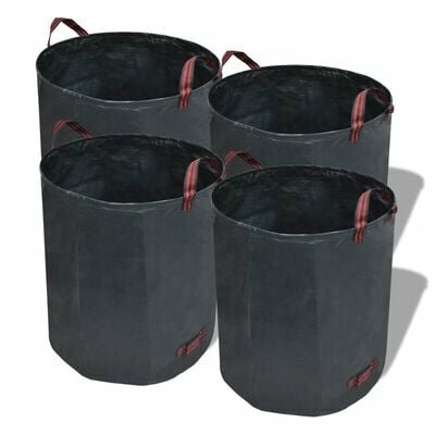 Tuinafvalzak Donkergroen 4 stuks 120 L 150 g/m² 2