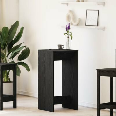Bartafel 51x50x103,5 cm bewerkt hout zwart eikenkleurig 1