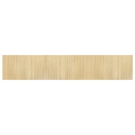 Vloerkleed rechthoekig 60x300 cm bamboe lichtnaturel 2