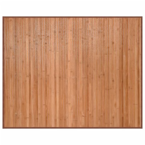 Vloerkleed rechthoekig 80x100 cm bamboe naturel 2