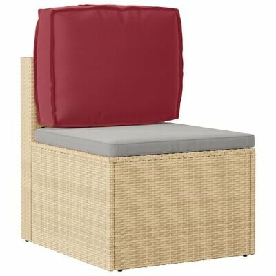 Palletkussen voor Rugleuning Wijnrood 50x40x12 cm Oxford Stof 1