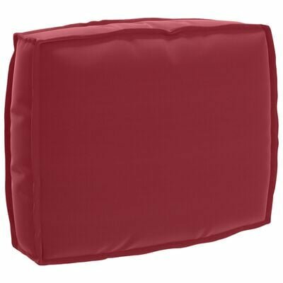 Palletkussen voor Rugleuning Wijnrood 50x40x12 cm Oxford Stof 2