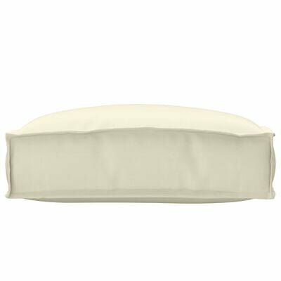 Palletkussen voor Zitplaats Crème 50x50x12 cm Oxford Stof 1