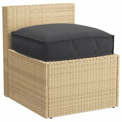 Palletkussen voor Zitplaats Zwart 50x50x12 cm Oxford Stof 1