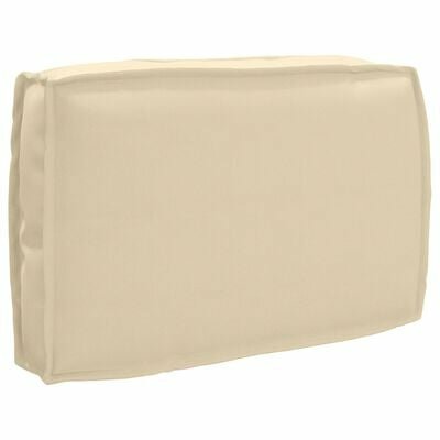 Palletkussen voor Rugleuning Beige 60x40x12 cm Oxford Stof 2