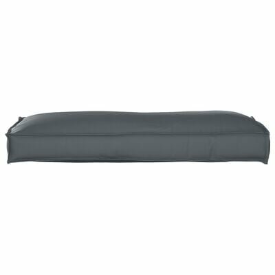 Palletkussen voor Rugleuning Anthraciet 120x40x12 cm Oxford Stof 1