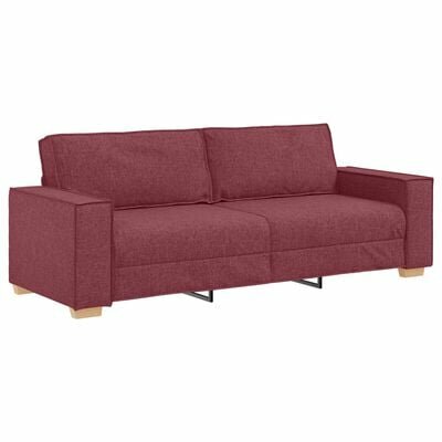 3-zitsbank Wijnrood 180 cm Stof 2