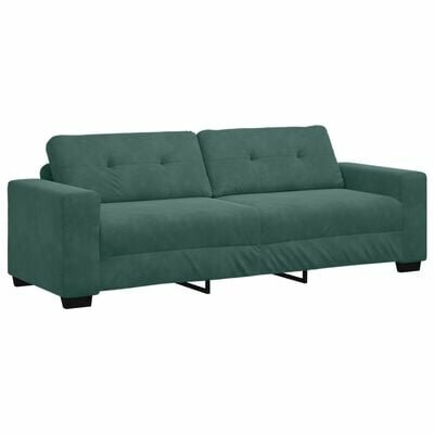 3-Zitsbank Donkergroen 180 cm Fluweel 2