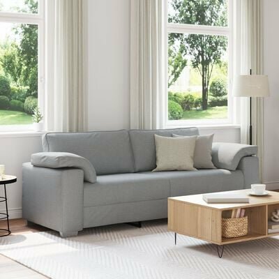 3-zitsbank Lichtgrijs 178 cm Stof 1