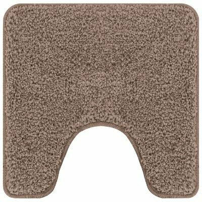 Badmat U-Vormig Bruin 50x50 cm Polypropeen Antislip 2