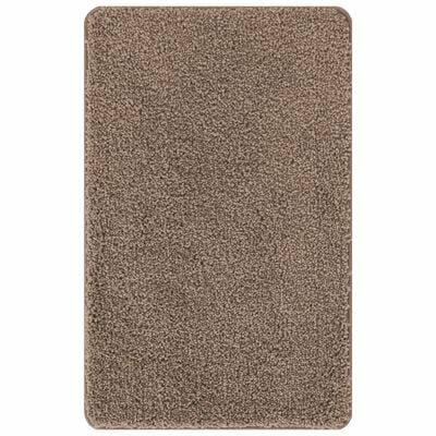 Badmat Rechthoekig Bruin 50x80 cm Polypropeen Antislip 2