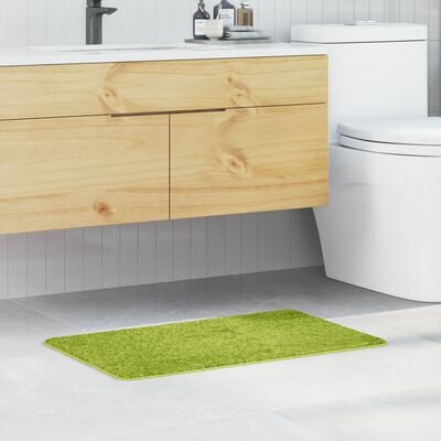 Badmat Rechthoekig Groen 50x80 cm Polypropyleen Antislip 1