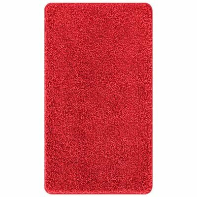 Badmat Rechthoekig Rood 70x120 cm Polypropyleen Antislip 2