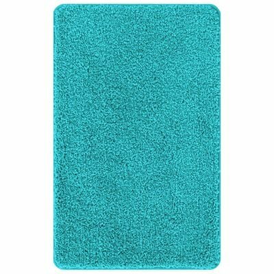 2-delige Badmat Set Turquoise Polypropyleen Antislip 2