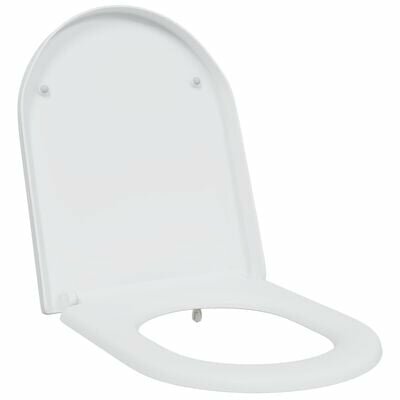 Snelsysteem Toiletbril met Zachte Sluit Duroplast Wit 2