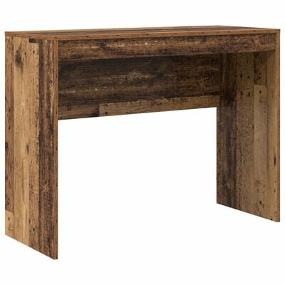 Schrijfbureau Oud Hout Bewerkt Hout 100 x 40 x 76 cm Duurzaam 2