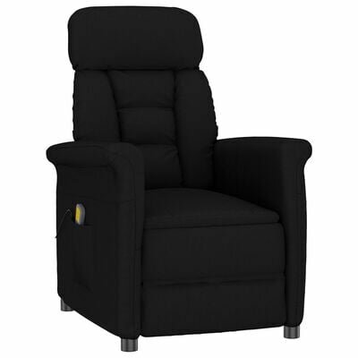 Massagestoel microvezelstof zwart 2