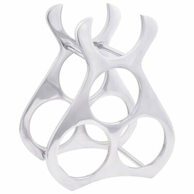 Wijnrek Zilver 23x14x28 cm Aluminium 2