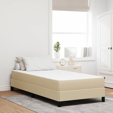Pocket Spring Matras Lichtgroen Grijs Medium 100x200x20 cm Stof 1