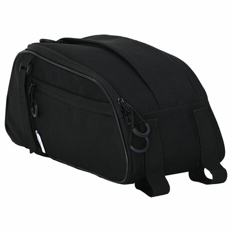 Fietstas voor Pannier Rack 8 L Zwart 38x16x16 cm 2