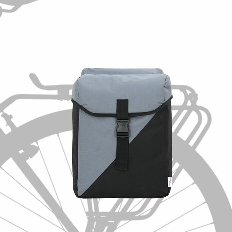 Fiets Pannier Tas Dubbele Tassen 35L Grijs 1