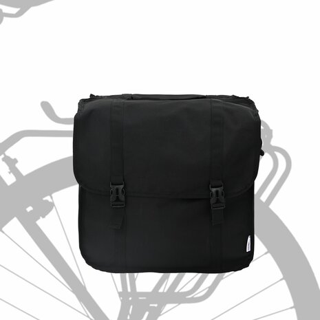 Fietstas Dubbele Tassen 48 L Zwart 1