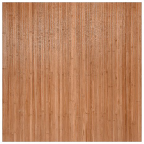 Vloerkleed rechthoekig 100x100 cm bamboe naturel 2