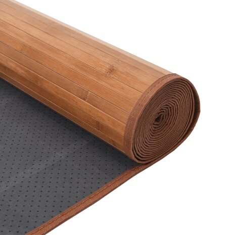 Vloerkleed rechthoekig 100x200 cm bamboe naturel 5