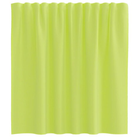 Gordijnen voile met roedezakken 2 st appelgroen 4
