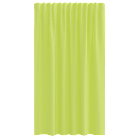 Gordijnen voile met roedezakken 2 st appelgroen 4