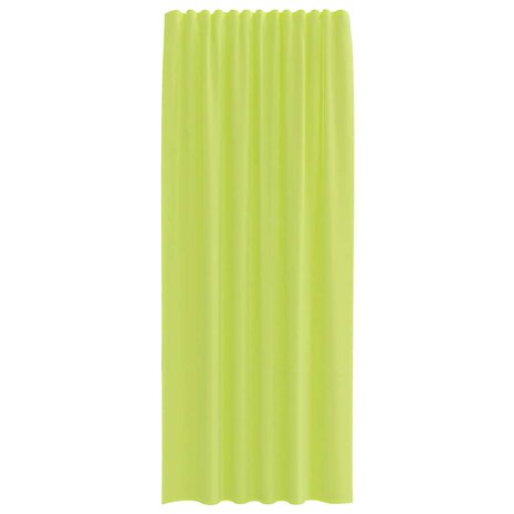 Gordijnen voile met roedezakken 2 st appelgroen 4