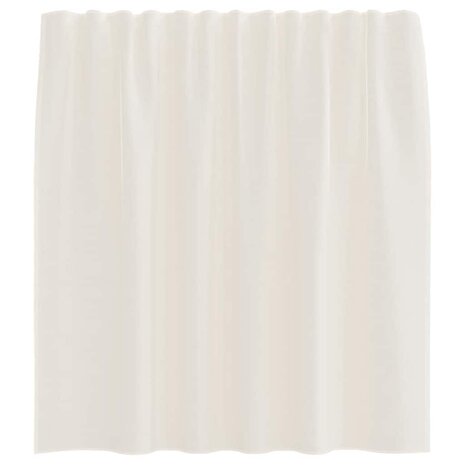 Gordijnen voile met roedezakken 2 st crèmekleurig 4