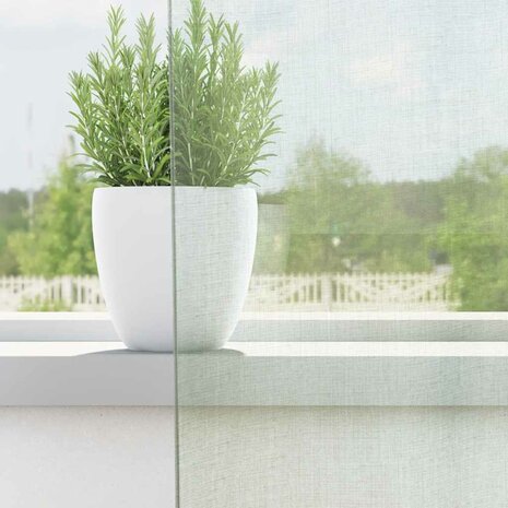 Gordijnen voile met roedezakken 2 st lichtgrijs 3