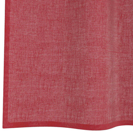 Gordijnen voile met lussen 2 st 140x175 cm wijnrood 6