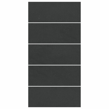 Rechthoekige Zwembadhoes Zwart Polyethyleen 550 x 280 cm 2