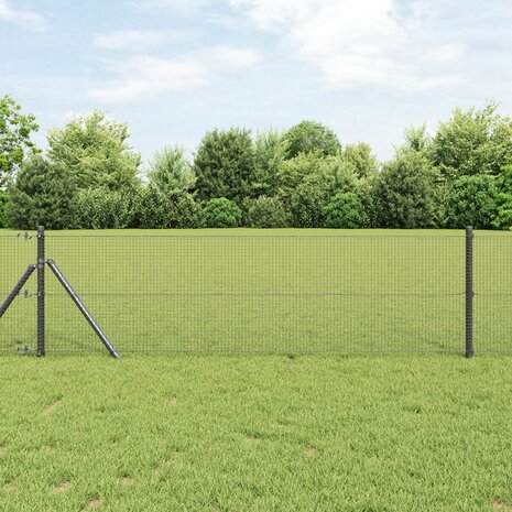 Gelast Draadhek Grijs 0,4x50 m Staal 1