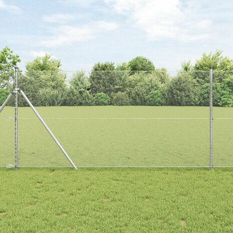 Hexagon Schutting 1.4x25 m Verzinkte Staal 1