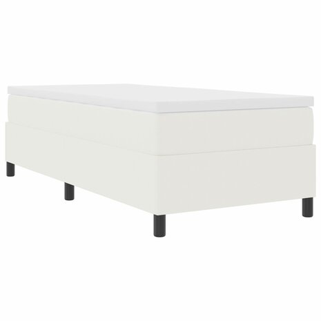 Boxspringbed ribfluweel crèmekleurig 100x200 cm 2