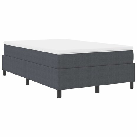 Boxspringbed ribfluweel donkergrijs Small Double 2