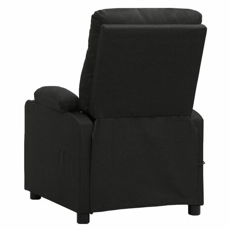 Massagestoel elektrisch stof zwart 5