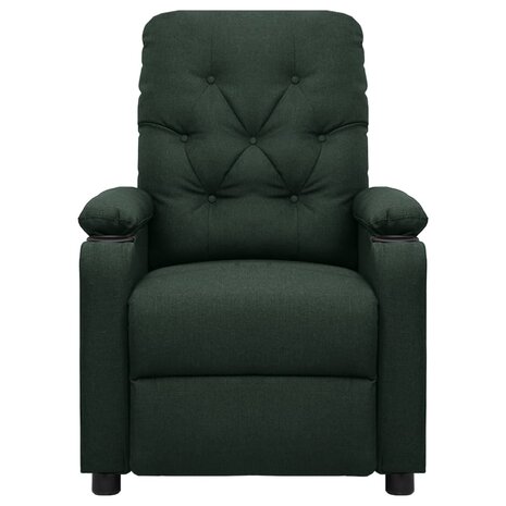 Massagestoel stof donkergroen 2
