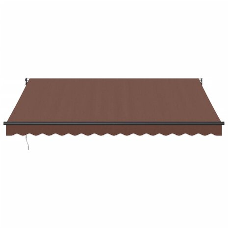 Luifel automatisch uittrekbaar 400x300 cm bruin 3