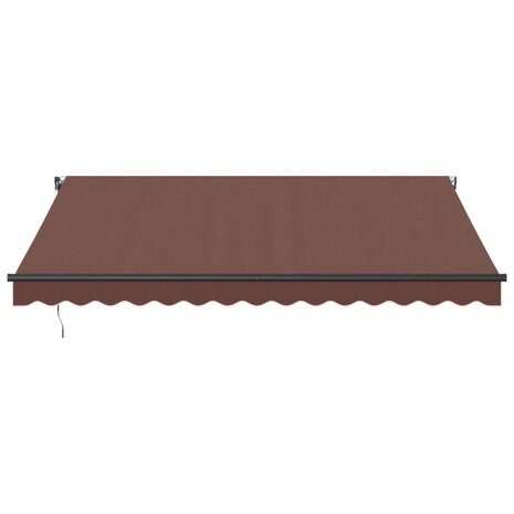Luifel automatisch uittrekbaar 400x300 cm bruin 3