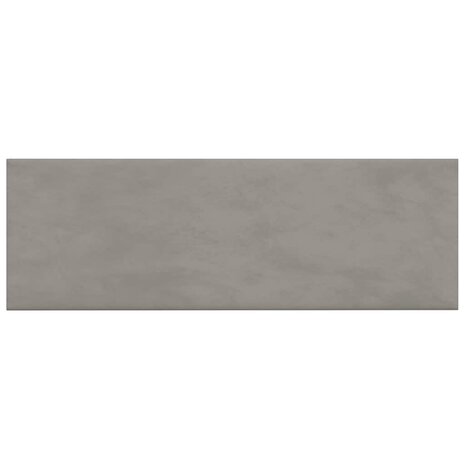 Wandpanelen 12 st 3,24 m² 90x30 cm fluweel lichtgrijs 3