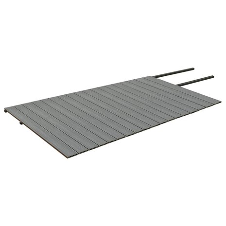 Terrasplanken met accessoires 36 m² 2,2 m HKC bruin en grijs 4