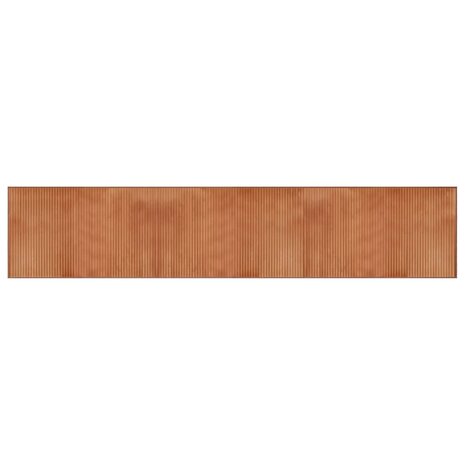 Vloerkleed rechthoekig 60x300 cm bamboe bruin 2
