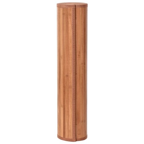 Vloerkleed rechthoekig 60x300 cm bamboe bruin 3