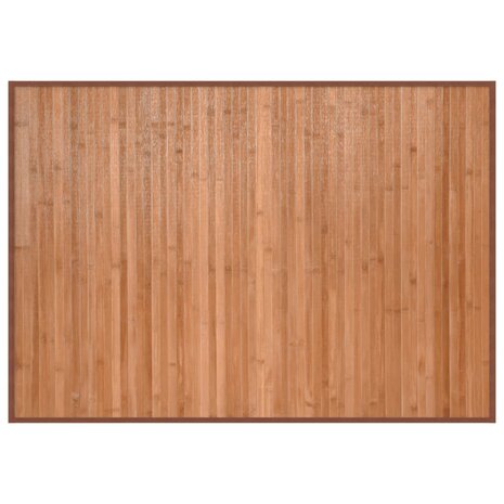 Vloerkleed rechthoekig 70x100 cm bamboe naturel 2
