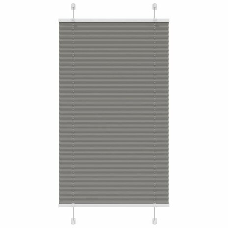 Plissé rolgordijn 70x100 cm stofbreedte 69,4 cm antraciet 2